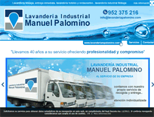 Tablet Screenshot of lavanderiamanuelpalomino.com
